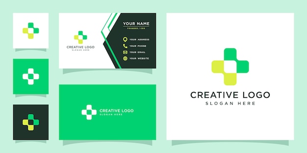 Vector graphic of medical logo design template