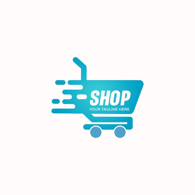 vector graphic of online shop logo and online shop icon.