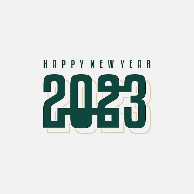 vector graphic of saying happy new year 2023