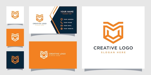 Vector graphic of shield logo design template