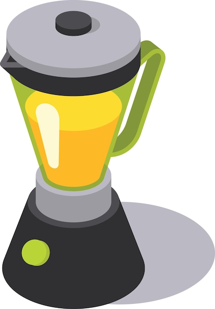 Vector Graphics Of An Electric Blender Isolated On Transparent Background