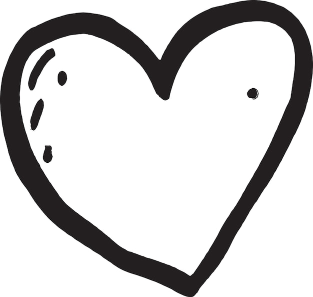 Vector Graphics of Hearts for Love Songs and Music Albums