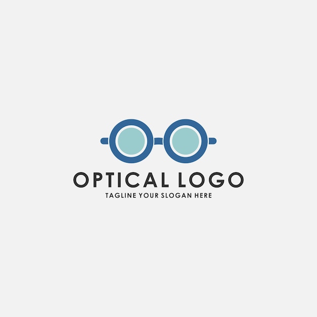 vector graphics of optical logos. glasses shop logo