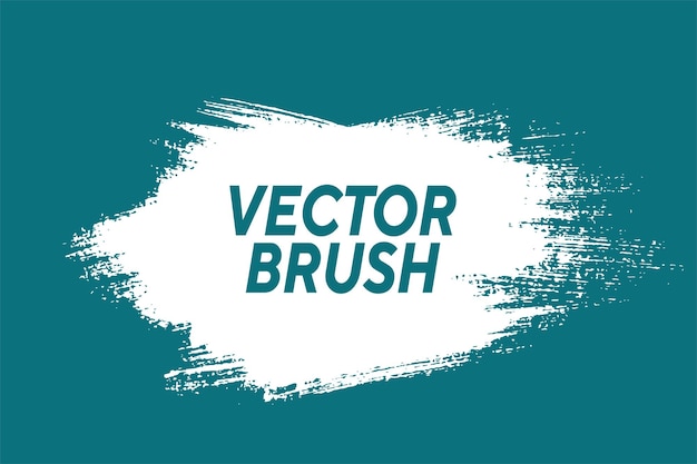 Vector vector grunge paint brush stroke design