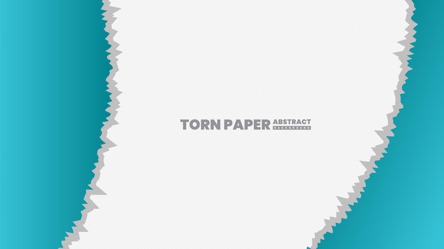 Vector grunge teal white torn paper background eps 10 free vector