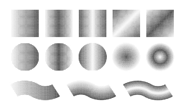 Vector of Halftone Dot Element Texture Dots Pattern Decoration for Background