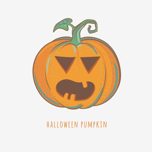 Vector halloween pumpkin