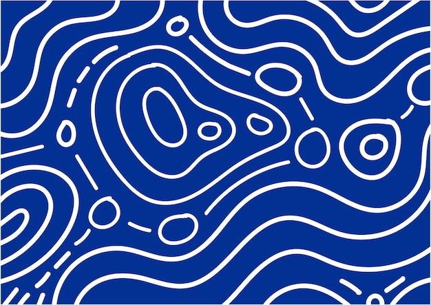 vector hand drawn abstract line background