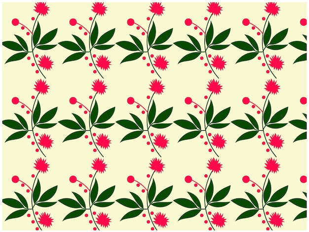 vector hand drawn colorless floral background