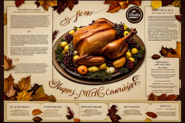 Vector happy thanksgiving day background vector