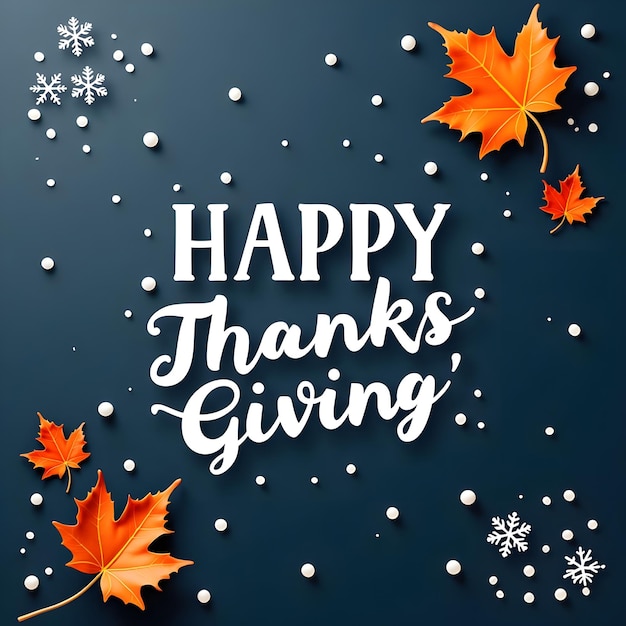 Vector vector happy thanksgiving day logo poster