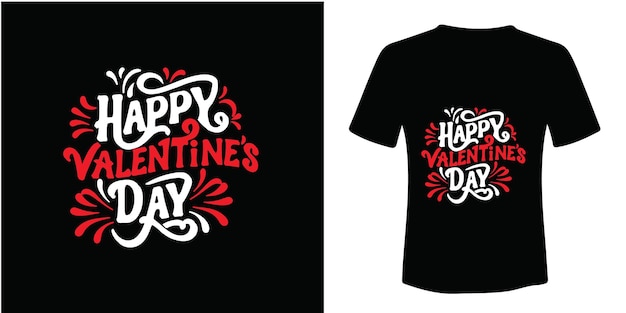 Vector happy valentines day tshirt design