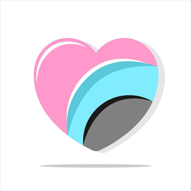 vector heart illustration design love