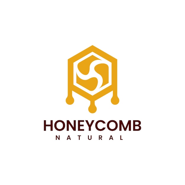 Vector vector honeycomb logo design