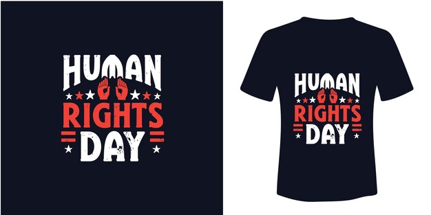 Vector vector human rights day illustrations for printready tshirts design