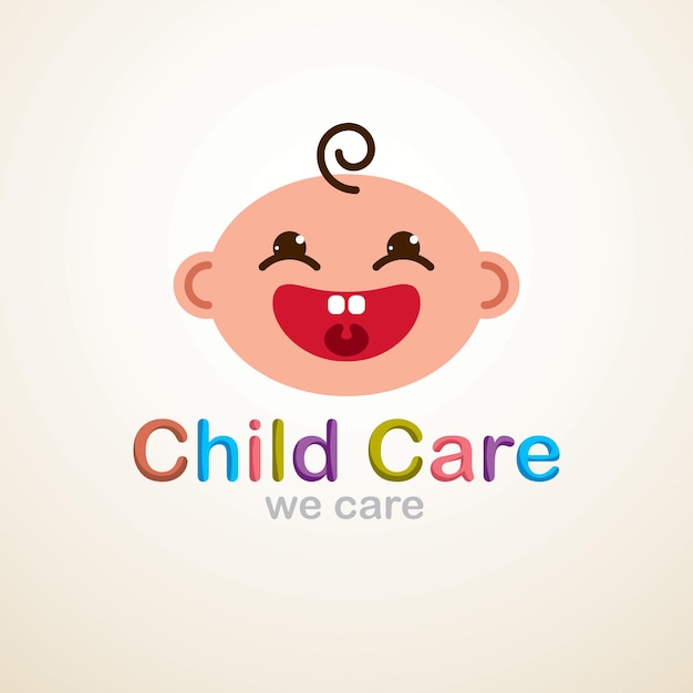 vector, icon, logo, smiley, face, baby, child, kid, young, childhood, simple, cute, pretty, nice, funny, logotype, illustration, care, emoticon, emoji, emotions, fun, comic, cheerful, chat, button, av