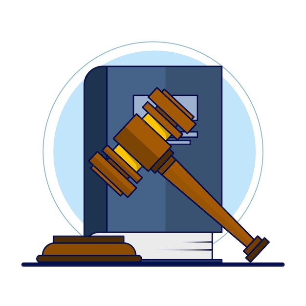 Vector vector illustration about law amp justice concept or legal advice or legal services concept