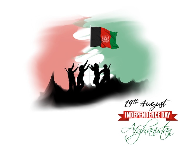 Vector illustration for Afghanistan Independence Day