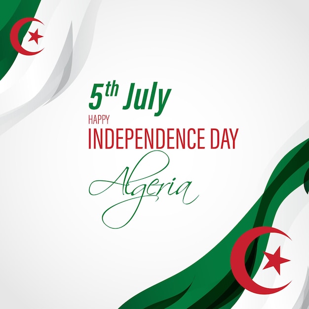 Vector illustration for Algeria Independence Day