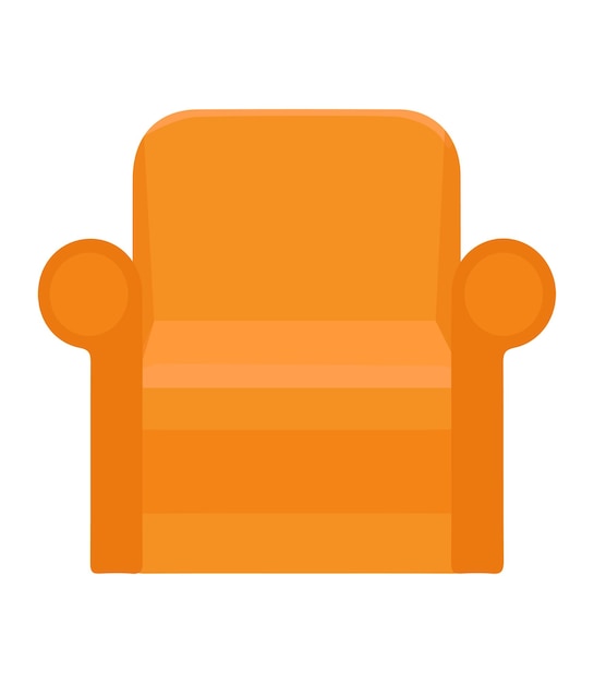 Vector illustration of armchair