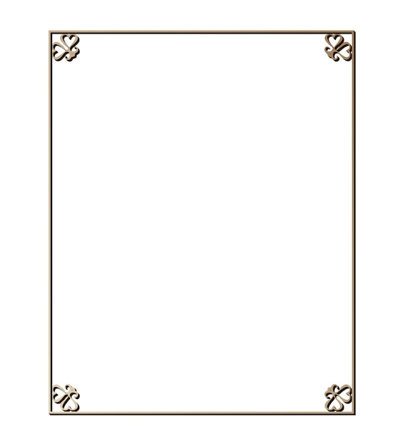 Vector illustration of art deco borders and frames. Creative pattern in the style of the 1920s for your design.