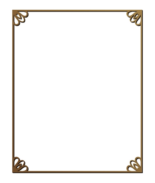 Vector illustration of art deco borders and frames. Creative pattern in the style of the 1920s for your design.