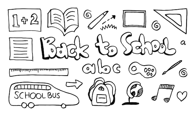 Vector illustration of back to school Good for wrapping paper and website wallpapers.