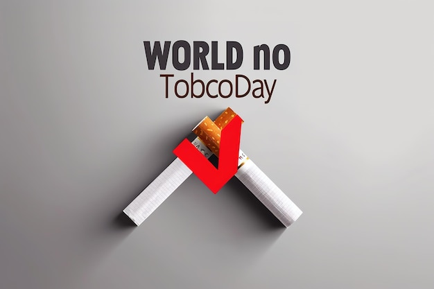 Vector vector illustration of background or poster or banner for may 31 world no tobacco day stop smoking