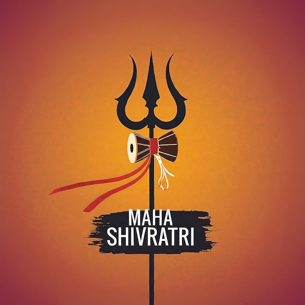 vector illustration of a banner for happy maha shivratrivector illustration of a banner for ha