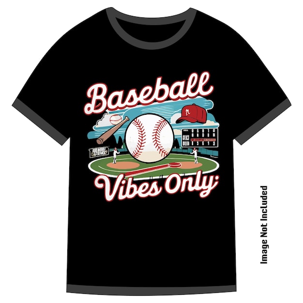 Vector vector illustration for baseball t shirt design gaming t shirt design