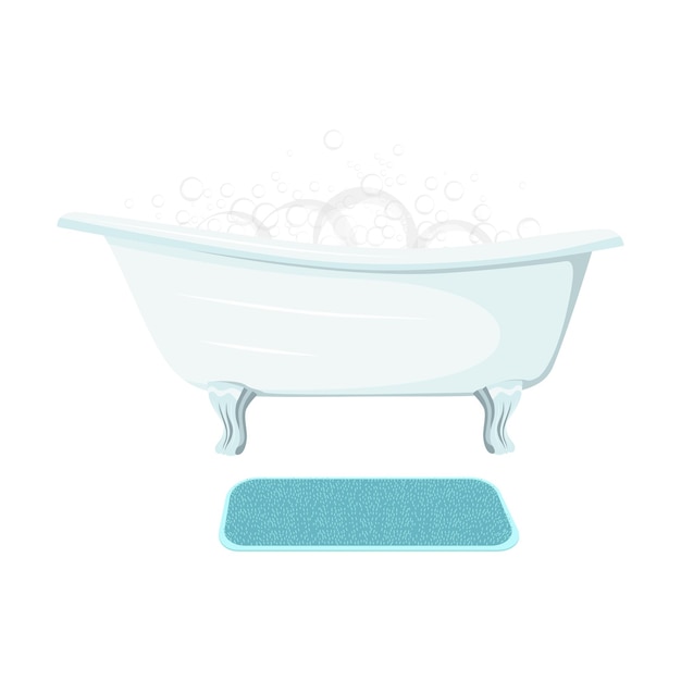 Vector illustration of Bathtub