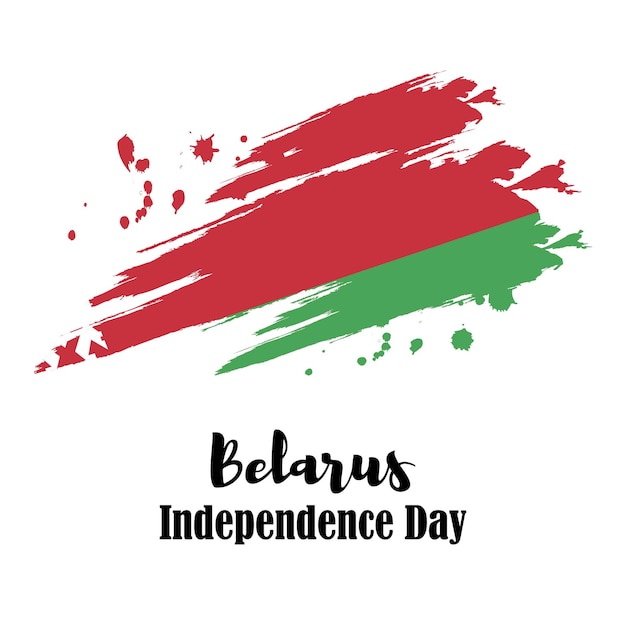 Vector illustration for Belarus independence day