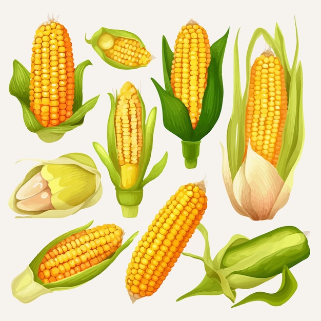 Vector illustration of a bowl of popcorn