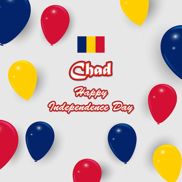 Vector illustration for Chad Independence Day