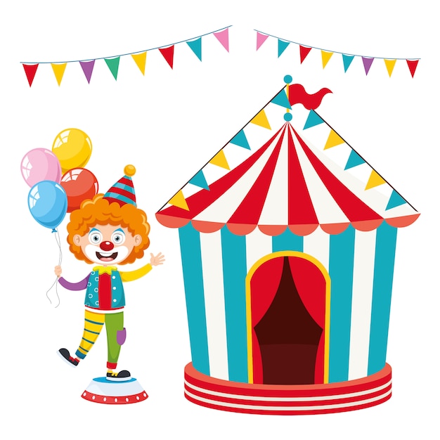 Vector Illustration Of Circus