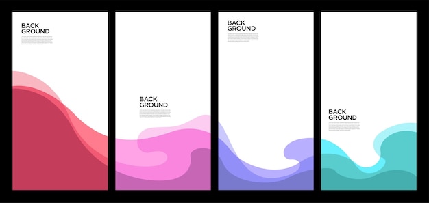 Vector Illustration colorful liquid and fluid abstract for banner template