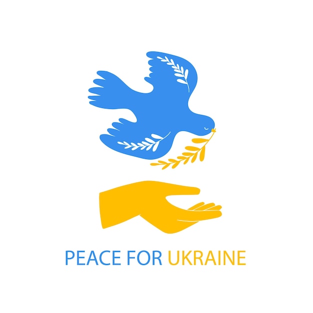 Vector illustration concept banner Ukraine war