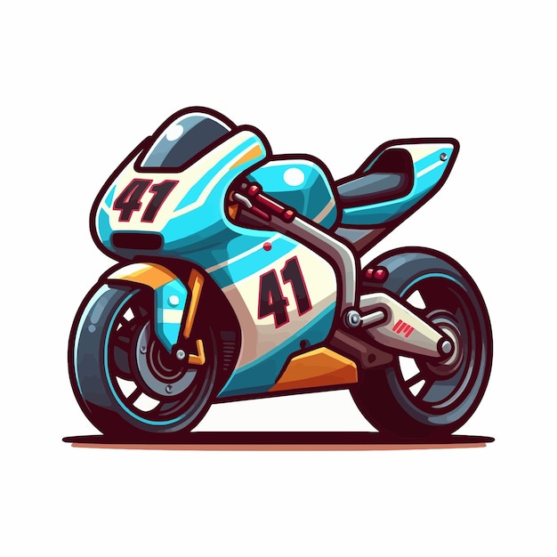 Vector Illustration of Cool Moto GP