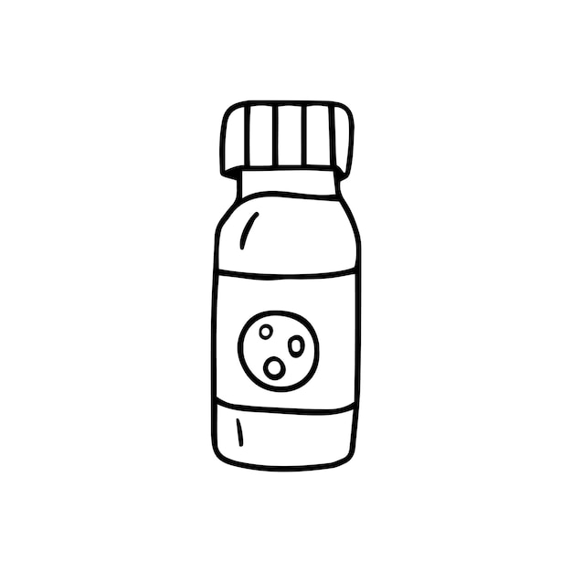 Vector illustration of cosmetic jar