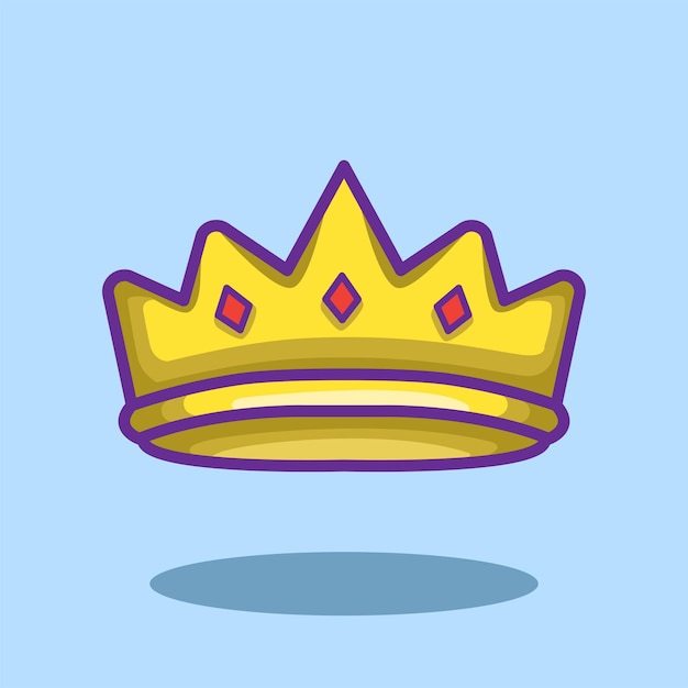 Vector illustration Crown King Vector design Crown Queen Crown King or Queen Vector design