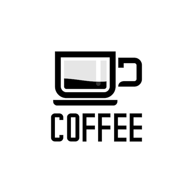 vector illustration of cup of coffee logo