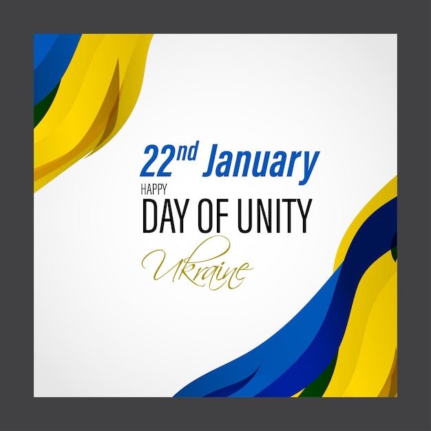 Vector illustration for Day of Unity of Ukraine