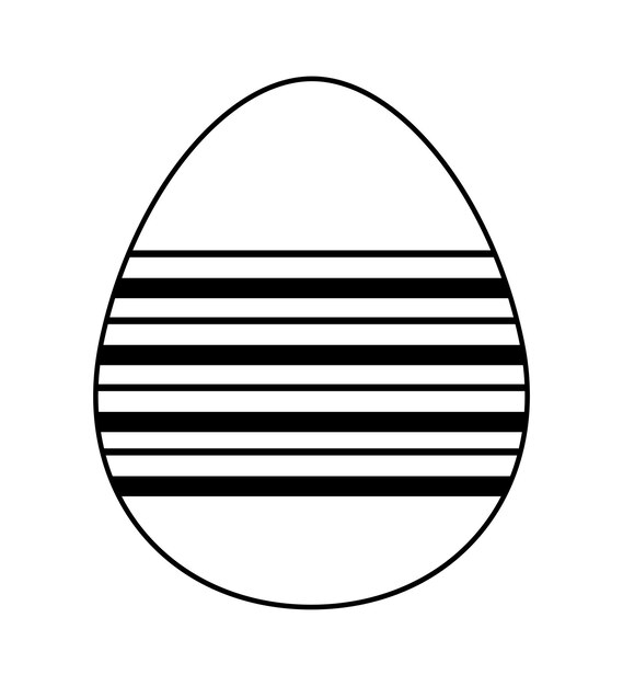 Vector illustration of Easter egg