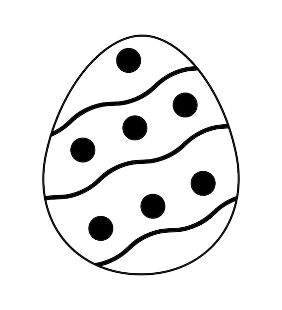 Vector illustration of Easter egg