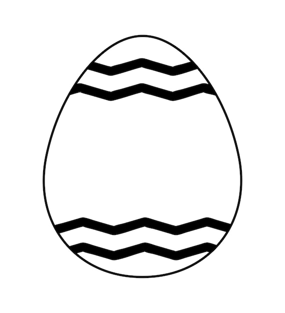 Vector illustration of Easter egg