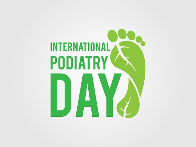 Vector illustration elements for International Podiatry Day