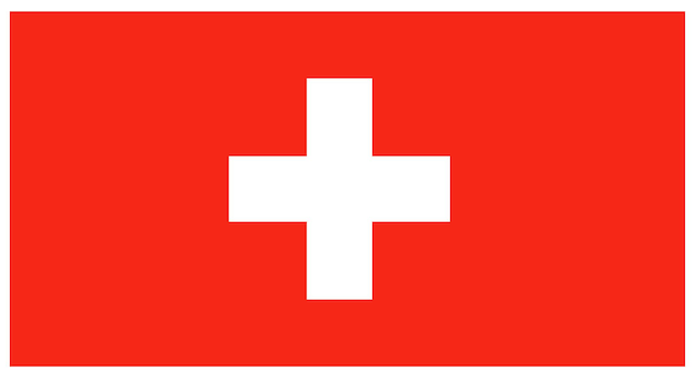 vector illustration flag of Switzerland