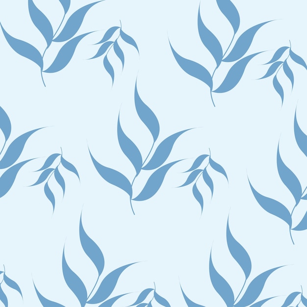 Vector illustration of flat pattern with simple flowers and leaves Suiteble for decoration