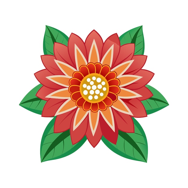 Vector illustration Flower