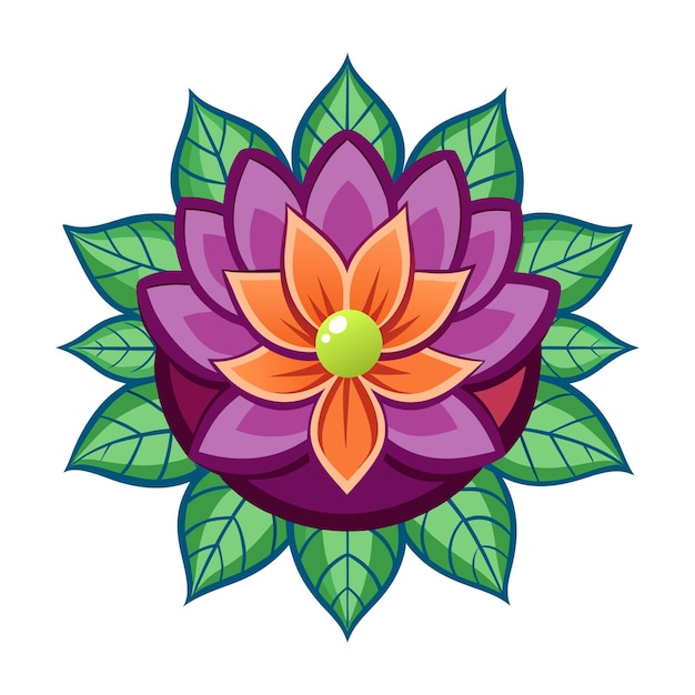 Vector illustration Flower